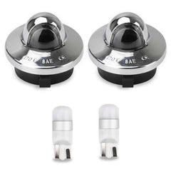 Bestview LED license plate light with rear lamp for improved night visibility.