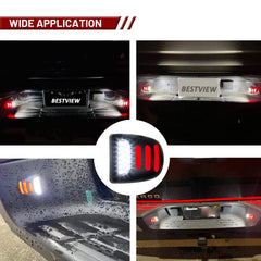 Bestview lighting kit offering improved plate visibility for night driving.