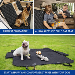 Besulen easy-clean dog seat cover cleans with a damp cloth.