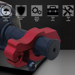 BeTime CNC aluminum body emphasizes strength in a compact lock.