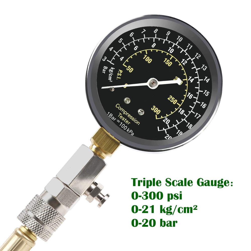 BETOOLL hose features push-button release for easy venting during tests.