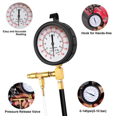 BETOOLL Pro deluxe manometer kit in molded case for organized tools.