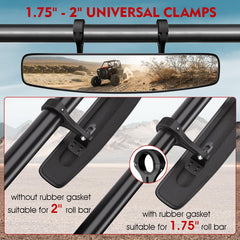 BETOOLL 1.75-2 inch clamp fits most roll cages for secure mounting.