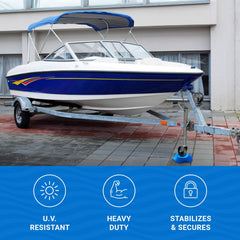 Better Boat chocks secure tires up to 26 inches for safe storage