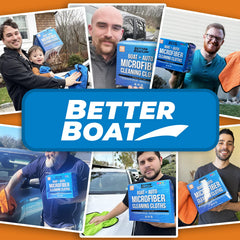 Better Boat marine quality cleaning towels for boats and cars
