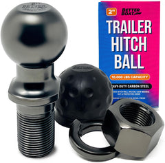 Better Boat trailer ball 2-inch hitch mounted for secure towing on boats and trailers.