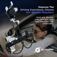 Betthand 1-year warranty on window regulator gives peace of mind.