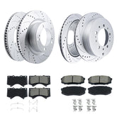 Betthand brake kit front rotors for Tundra resist rust and boost durability