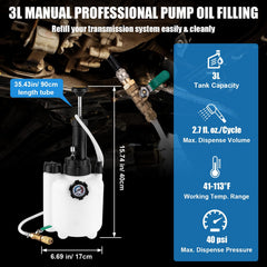 BetyBedy pressure gauge and release valve for precise dispensing