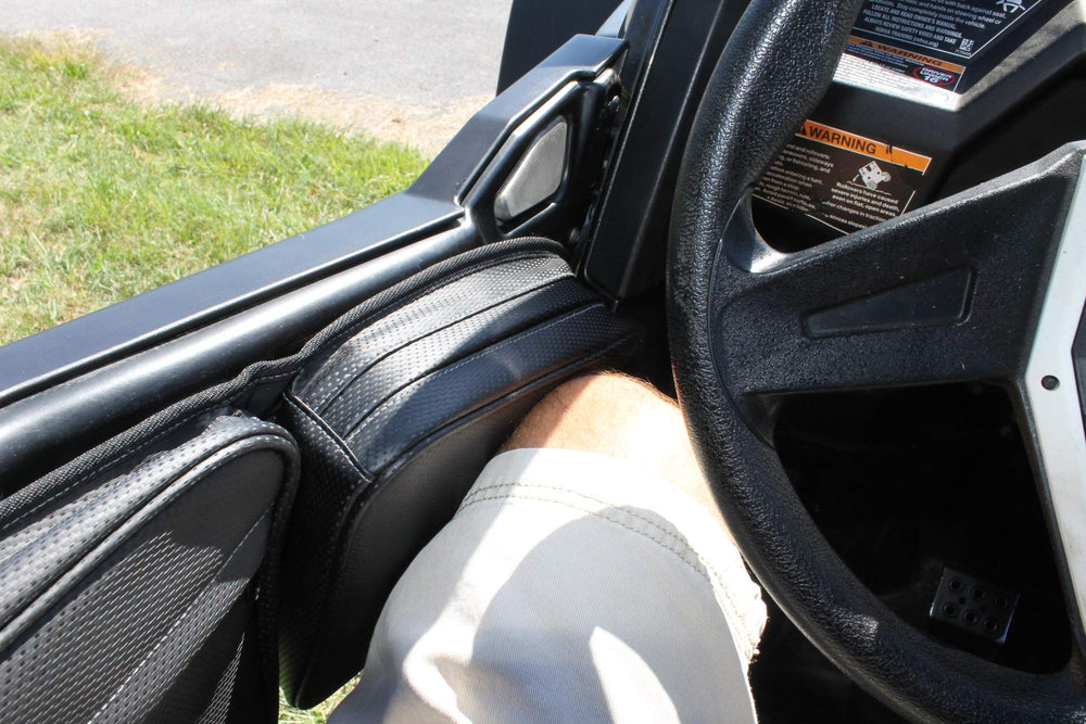 Bevel Engineering knee protection pad integrated bag adds storage while guarding your knees