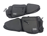 Bevel Engineering side door bag left mounted on Polaris XP1000 for quick access