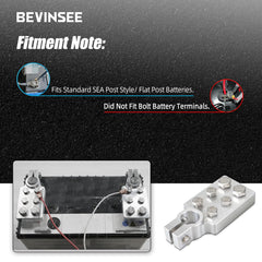 Bevinsee 4/0 AWG compatibility supports high-current connections