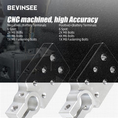 Bevinsee six-spot clamps ideal for car audio and lighting projects