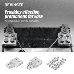 Bevinsee 4 spot clamps side profile highlighting compact versatile design
