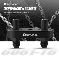 Bevinsee CNC-machined mounting plate ensuring accurate alignment.