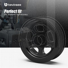 Bevinsee installation-friendly pulley removal and press-on setup