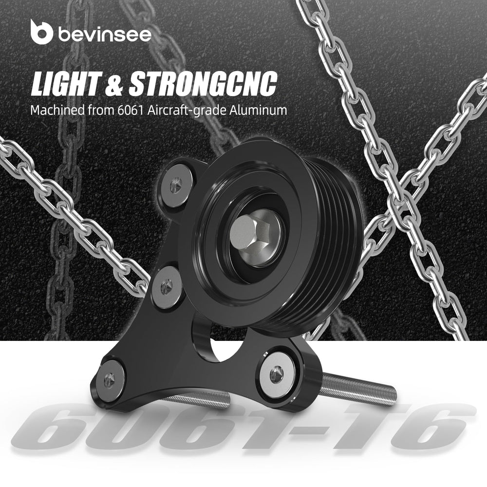 Bevinsee anodized surface provides rust resistance for long-term use.