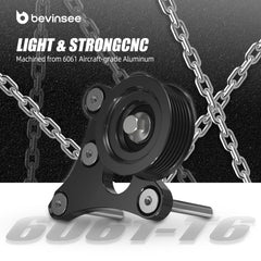 Bevinsee anodized surface provides rust resistance for long-term use.