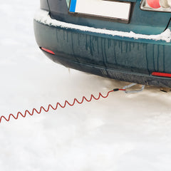 BFDKIT Breakaway cable demonstrates installation between trailer and tow vehicle.