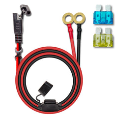BFXM 10AWG 6ft SAE to O-ring terminal cable for reliable battery connections