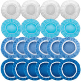 BFXM 20pcs buffer set with navy blue terry cloth pads for initial deep clean.