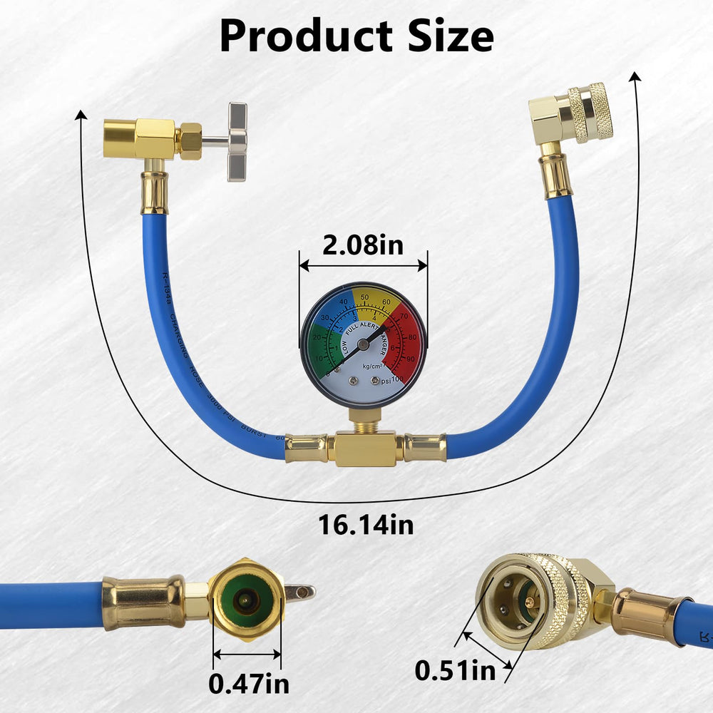 Brass connector on the BFXM hose for durable, leak-resistant performance