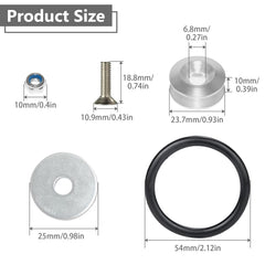 BFXM bumper kit includes stainless steel bolts for secure mounting