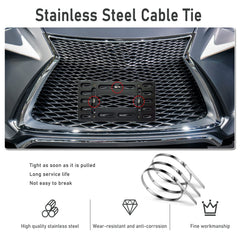 BGGTMO copper nuts ensure secure license plate attachment