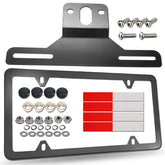 BGGTMO trailer bracket front view shows sturdy rustproof aluminum for durable trailer protection.