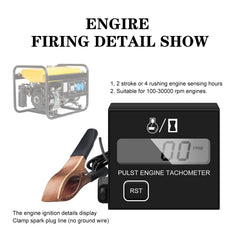 BibaraJM tachometer clip installation for easy spark wire attachment