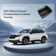 Bibibo Forester console tray shows easy installation and quick cleanup