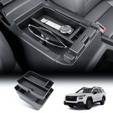 Bibibo Outback center console double-layer tray enhances organization and storage space.