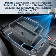 Bibibo Outback center console insert tray keeps small items neatly organized.