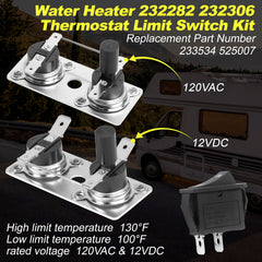 BIBIELF replacement parts kit compatible with Suburban SW series water heaters