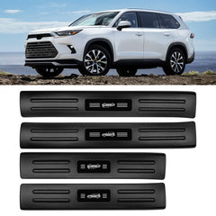 BIBLOZ Grand Highlander front door sill protector with frosted finish for protection