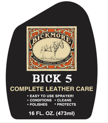 Bick 5 treated leather furniture showing improved appearance