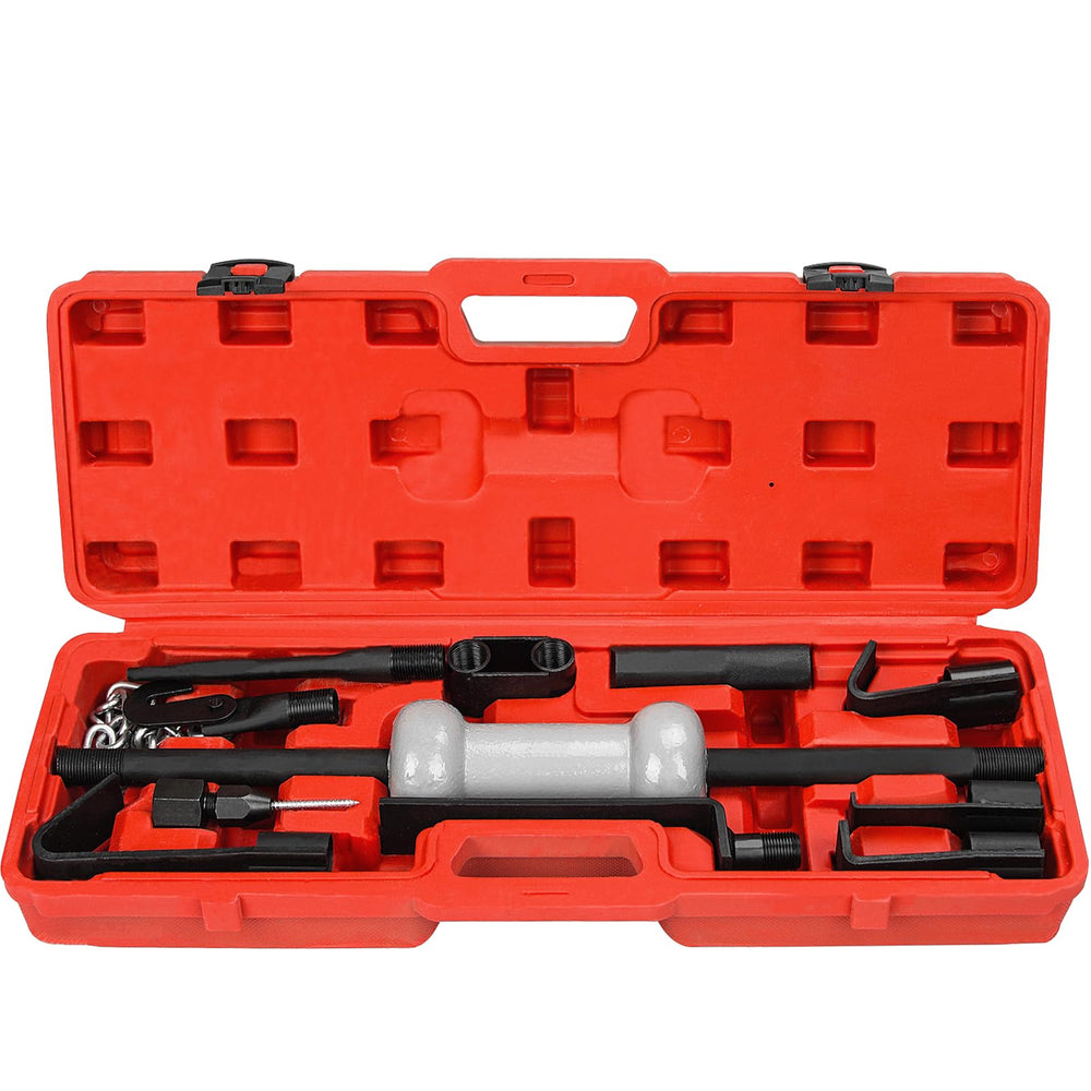 Bicos 13-piece slide hammer dent puller set for universal auto dent removal