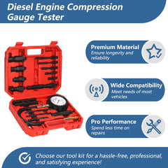 Bicos injector adapters 4-pack support accurate cylinder testing across diesel systems.