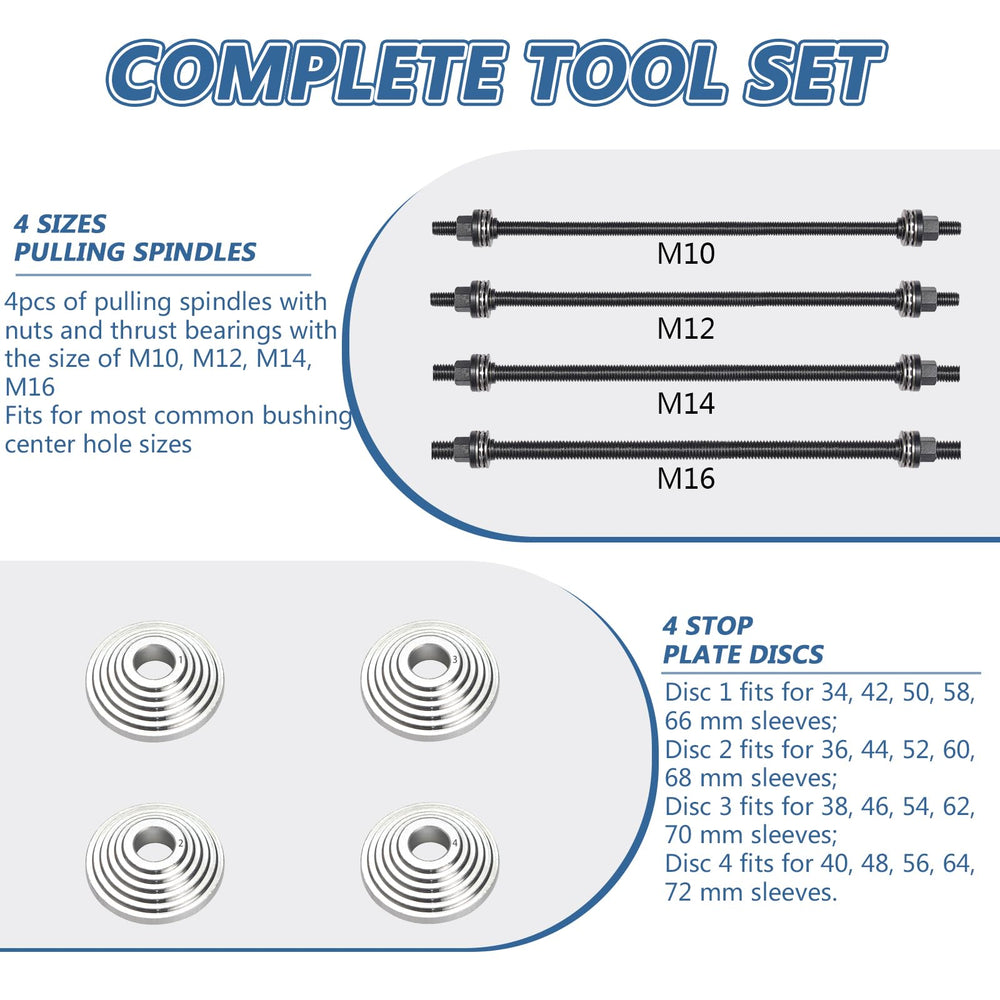 Bicos removal tool set designed for automotive and LCV components