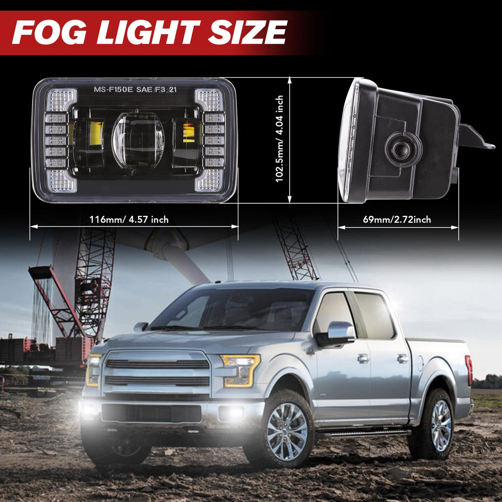 BICYACO fog light with 50,000-hour lifespan for long-term reliability.