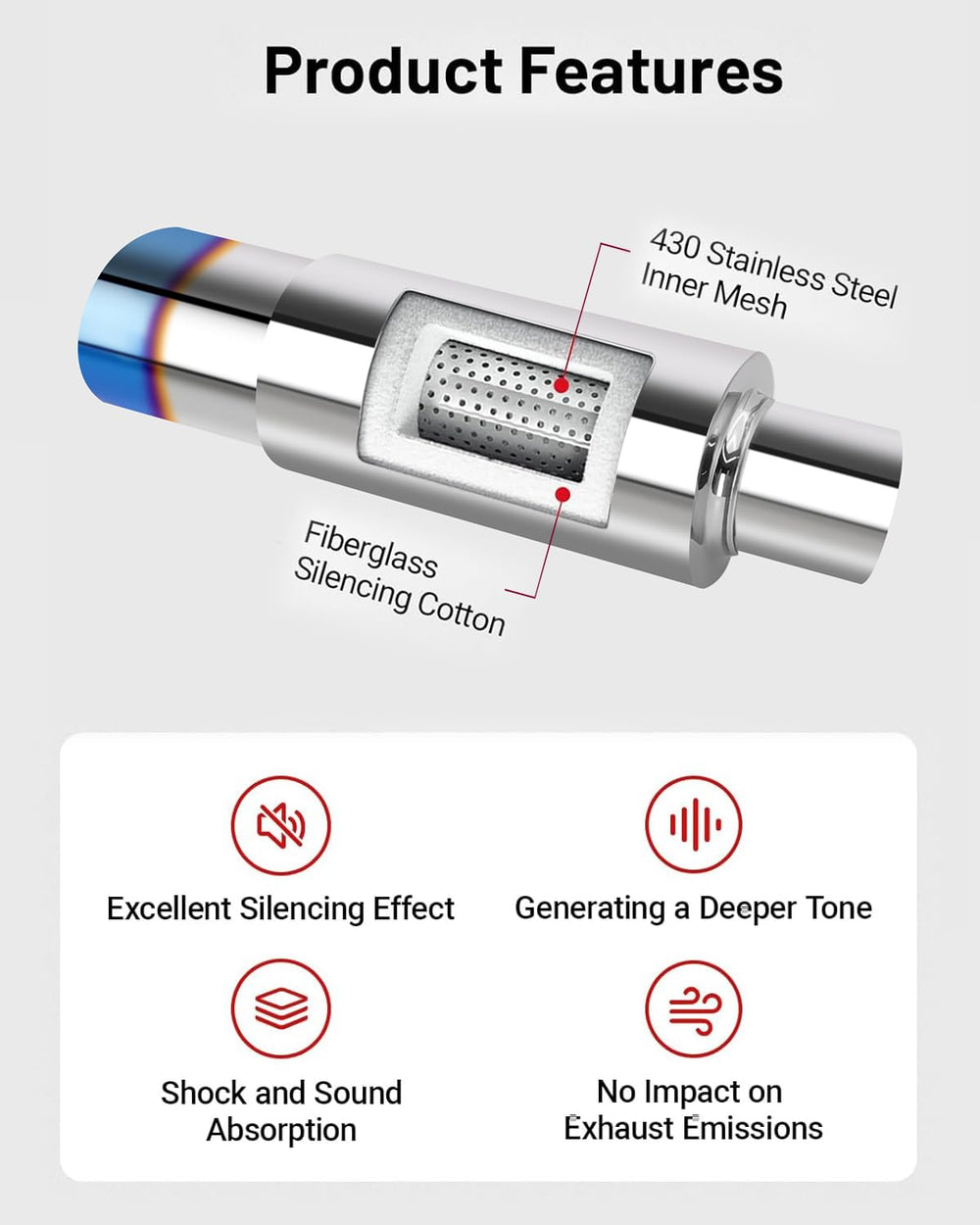 Bielpord polished stainless steel exterior conveys durability and shine.