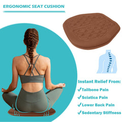 Big Ant car seat cushion with non-slip bottom stays securely in place
