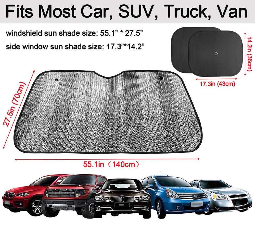 Big Ant side window shade blocks glare and UV rays