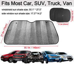 Big Ant side window shade blocks glare and UV rays