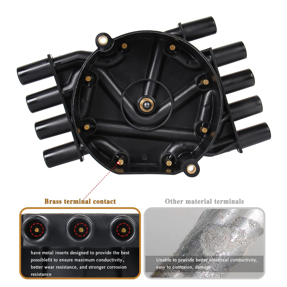 Big-Autoparts GM Vortec-compatible distributor cap ensures proper fit