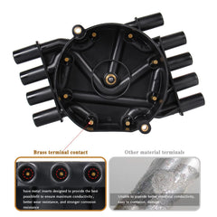 Big-Autoparts GM Vortec-compatible distributor cap ensures proper fit