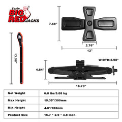 BIG RED AST10202SR ratchet-wrench-included speeds up tire changes.