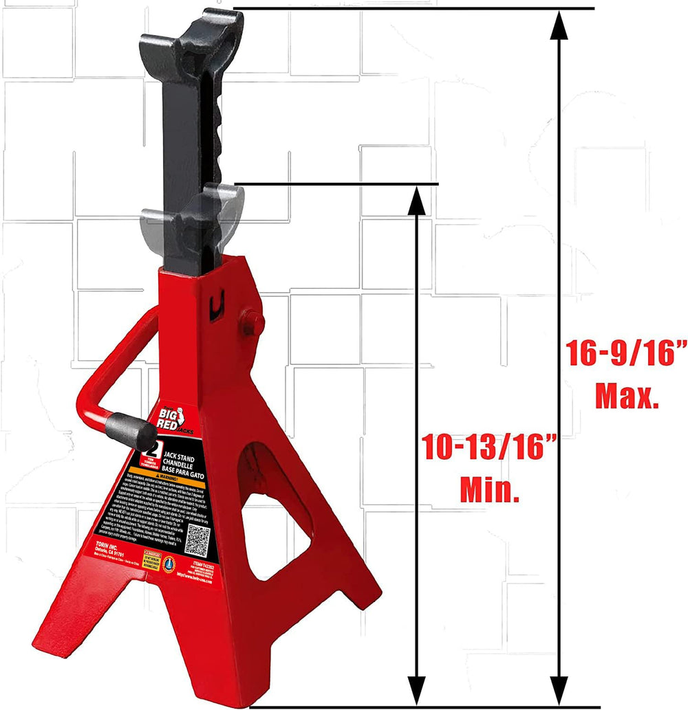 BIG RED AT42002R-3 welded-frame design ensures durable, long-lasting support.