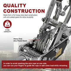 Solid steel body provides durable performance in busy workshops.