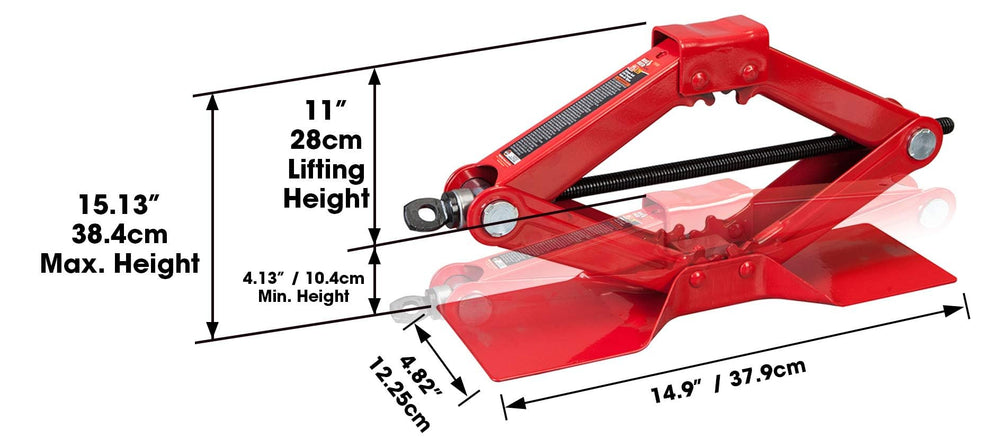 BIG RED Torin lift jack single-piece handle for fast operation